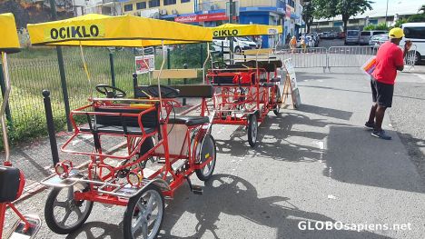 Postcard Rickshaws waiting for tourists