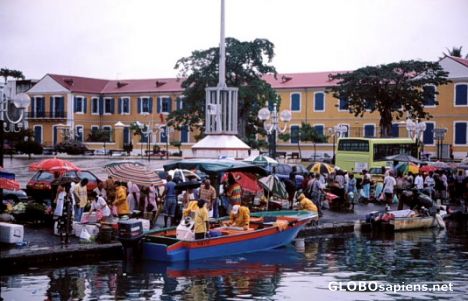 Morning fish market in Pointe-a-Pitre