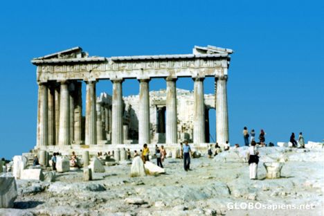 Postcard The Acropolis of ancient Athens