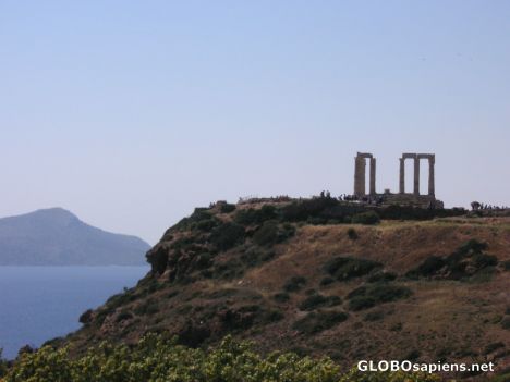 Postcard Temple of Poseidon - Sounio