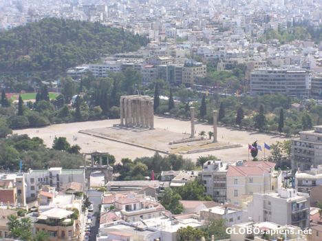Postcard Temple of Zeus