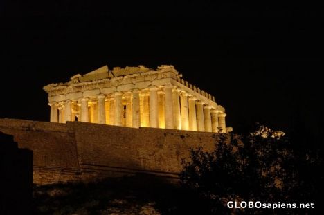 Postcard Acropolis at Night