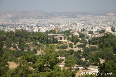 Postcard Town of Athens