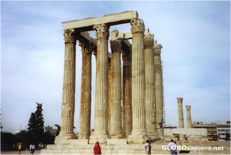 Postcard The Temple of Zeus