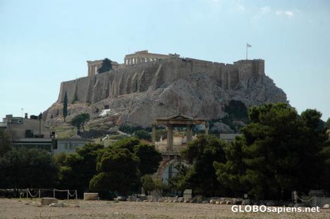 Postcard view of the acropolis