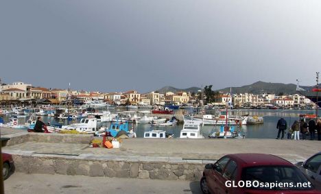 Postcard At the port of Aegina