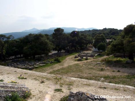 Postcard Temple of Aphaea area