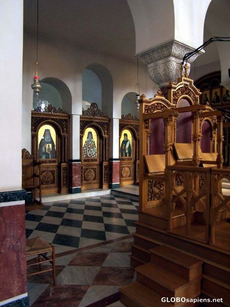 Postcard Inside the Saint Nektarios Monestary