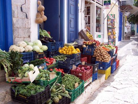 Postcard Fruit and Vegetable market