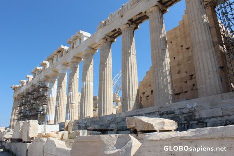 Postcard Partenon in Athen
