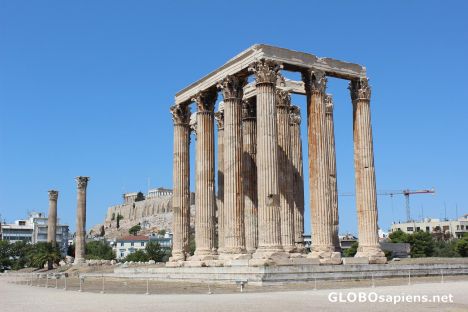 Postcard Temple of Zeus