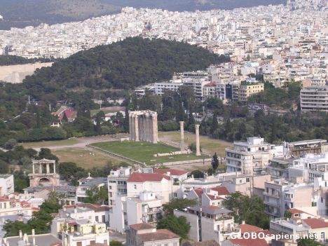 Postcard Temple of Olympian Zeus