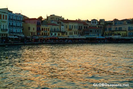 Postcard Chania - the end of the day
