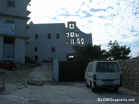 Postcard Entrance to the monastery of the Prophet Elias