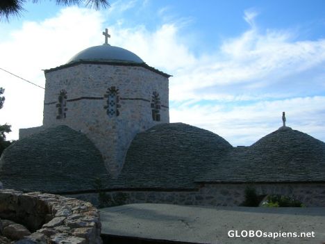 Postcard Roofs of Prophet Elias Monastery