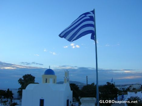 Postcard Blue is the colour of Greece