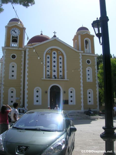 Postcard Church in Frikes