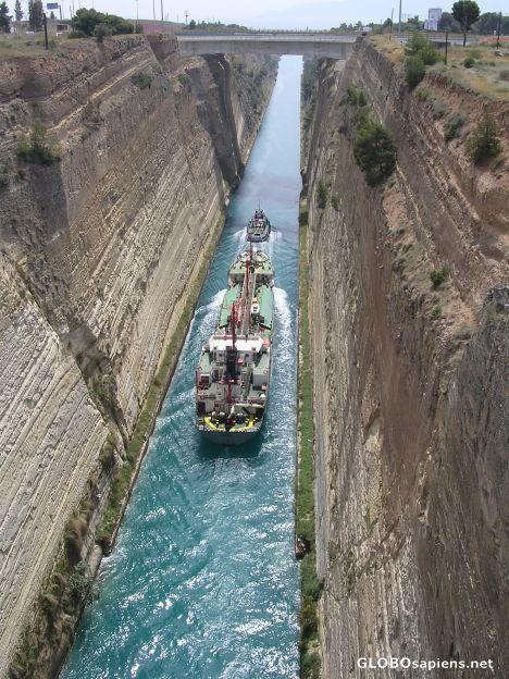 Postcard Greece - Corinth Canal