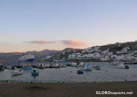 Postcard Sunrise in Mykonos