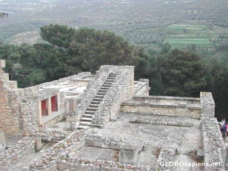 Postcard Ruins at Knossos, Crete