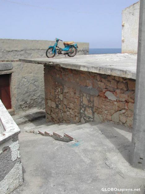 Postcard bike on Crete