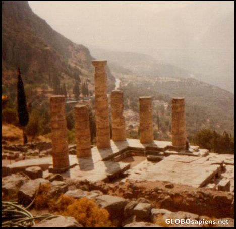 Postcard Oracle of Delphi