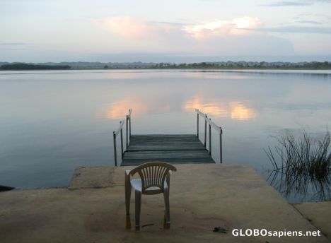 Postcard Morning Light on Lake Peten Iza