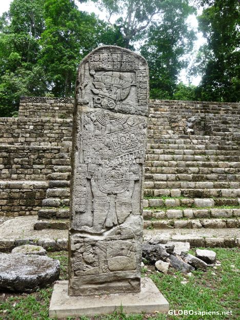 Postcard Typical Mayan Stelae