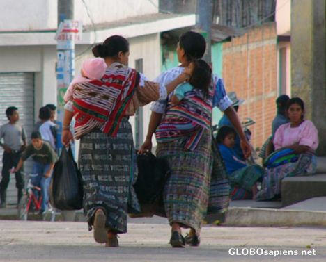 Postcard Mayan Women in Uspatan