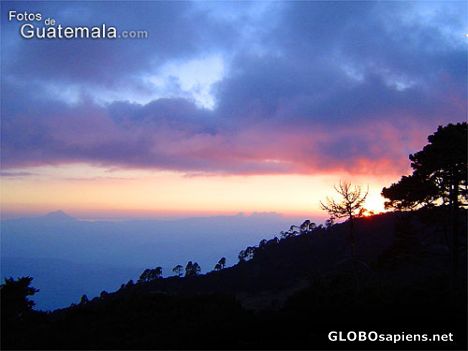 Postcard Sunset in Cuchumatanes