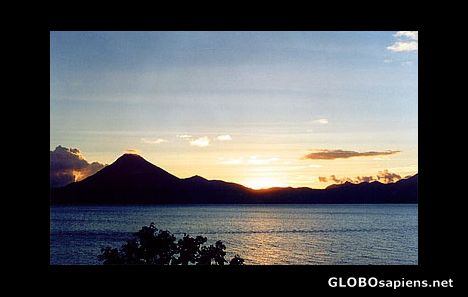 Postcard Sunset at Atitlán