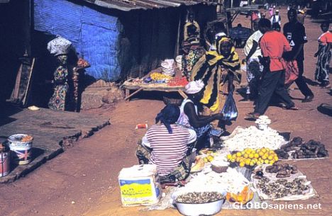 Postcard Market in Dalaba