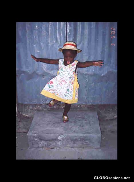 Postcard Haitien Girl