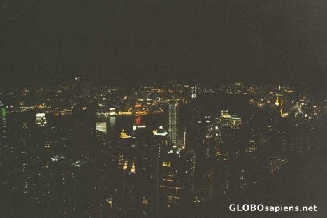 Postcard Hong Kong by Night series 3