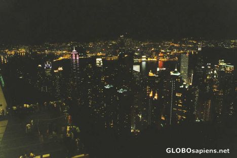 Postcard Hong Kong by Night series 4