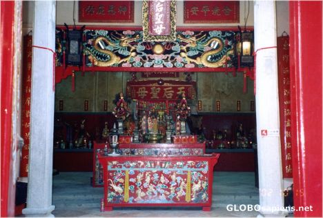 Postcard A Chinese Temple