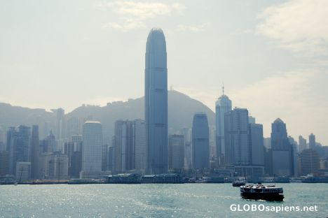 Postcard View of Hong Kong Island
