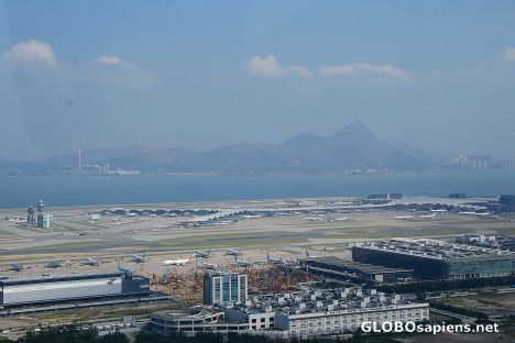 Postcard View of Chek Lap Kok airport 02