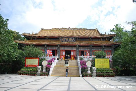 Postcard Temple on Lantau Islan