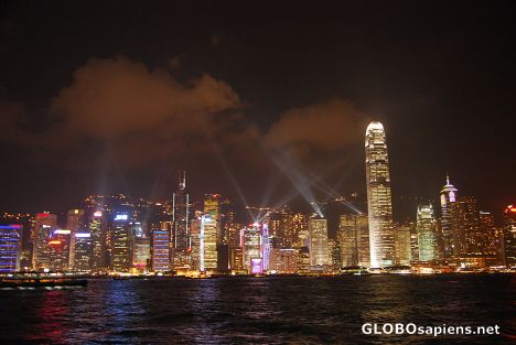 Postcard Hong Kong's Symphony of lights