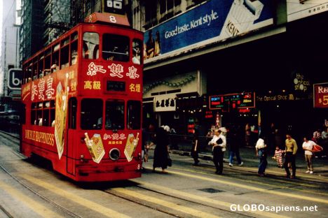 Postcard Honkong, Streetcar