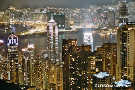 Postcard Hong Kong by Night series 1