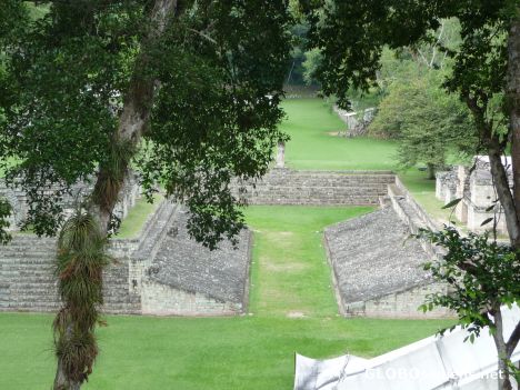Postcard My favorite Mayan Ballcourt from on high
