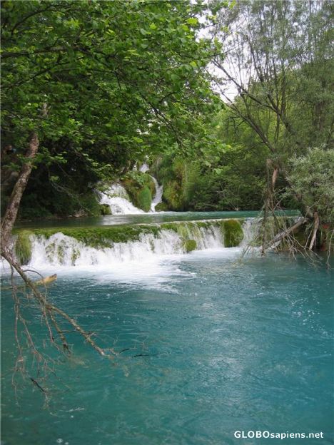 Postcard Cascading Water on Plitvice