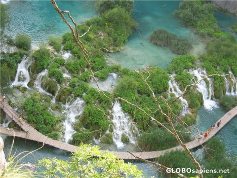 Postcard Plitvice Seen from Above