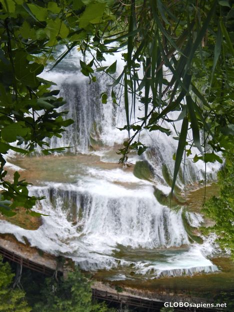 Postcard Krka waterfalls
