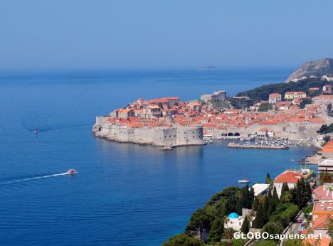 Postcard Dubrovnik Old Town and Harbour