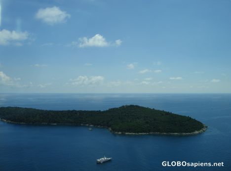 Postcard Panoramic views of the island
