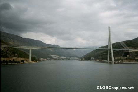 Postcard Dubrovnik bridge