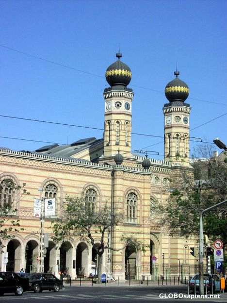 Postcard Synagogue in Budapest